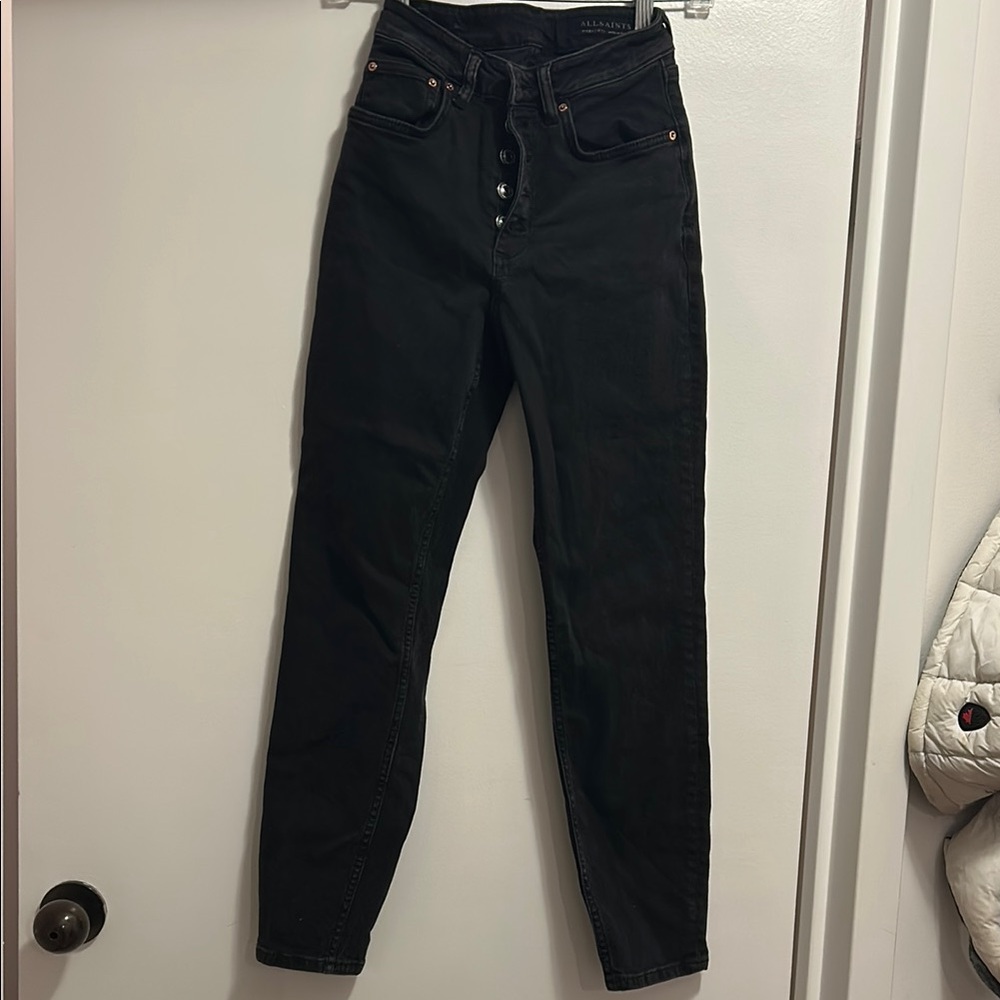 All Saints Jules Black Women's Jeans 25